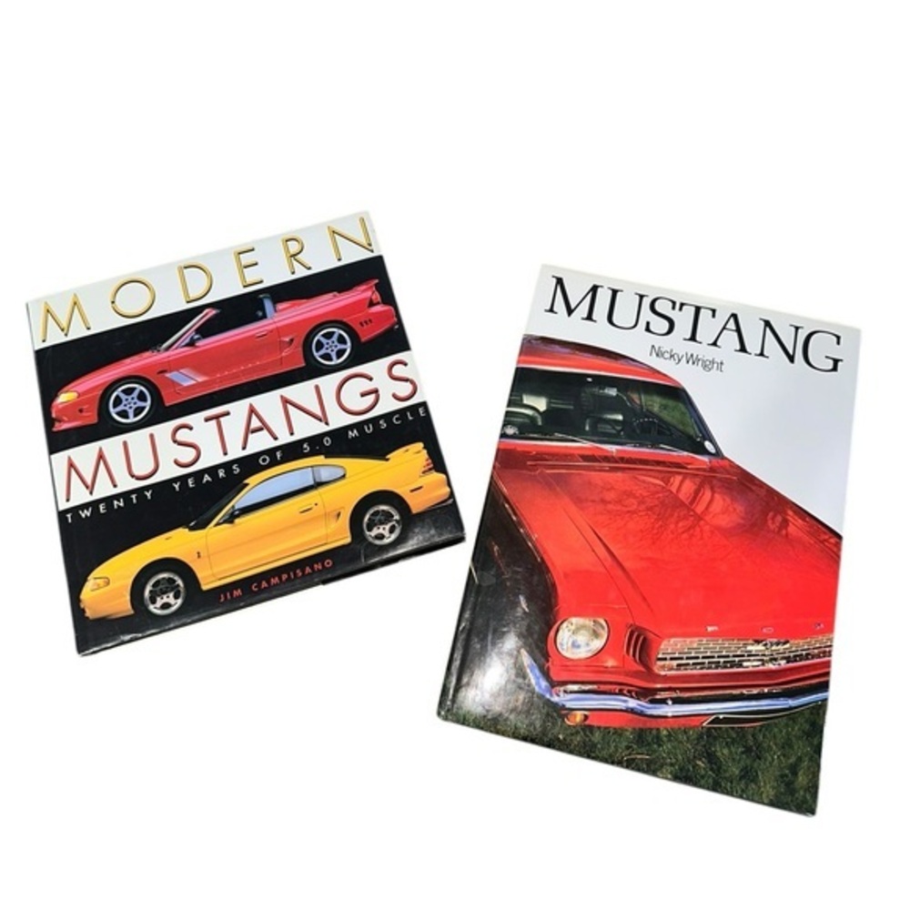 Lot of 2 Mustang Car Hardback Books